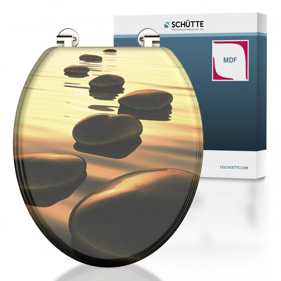 SEA STONE WC-Sitz mit MDF-Holzkern