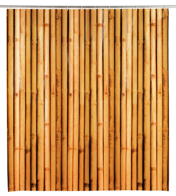25233100_duschvorhang-bambusa BAMBUSA Duschvorhang, 180x200 cm, wasserdicht