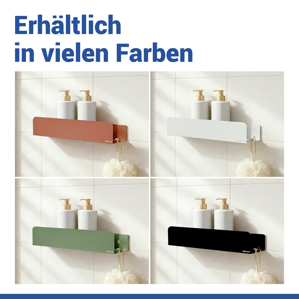 LIZAN braun Turbo-Loc® Wandablage aus Edelstahl