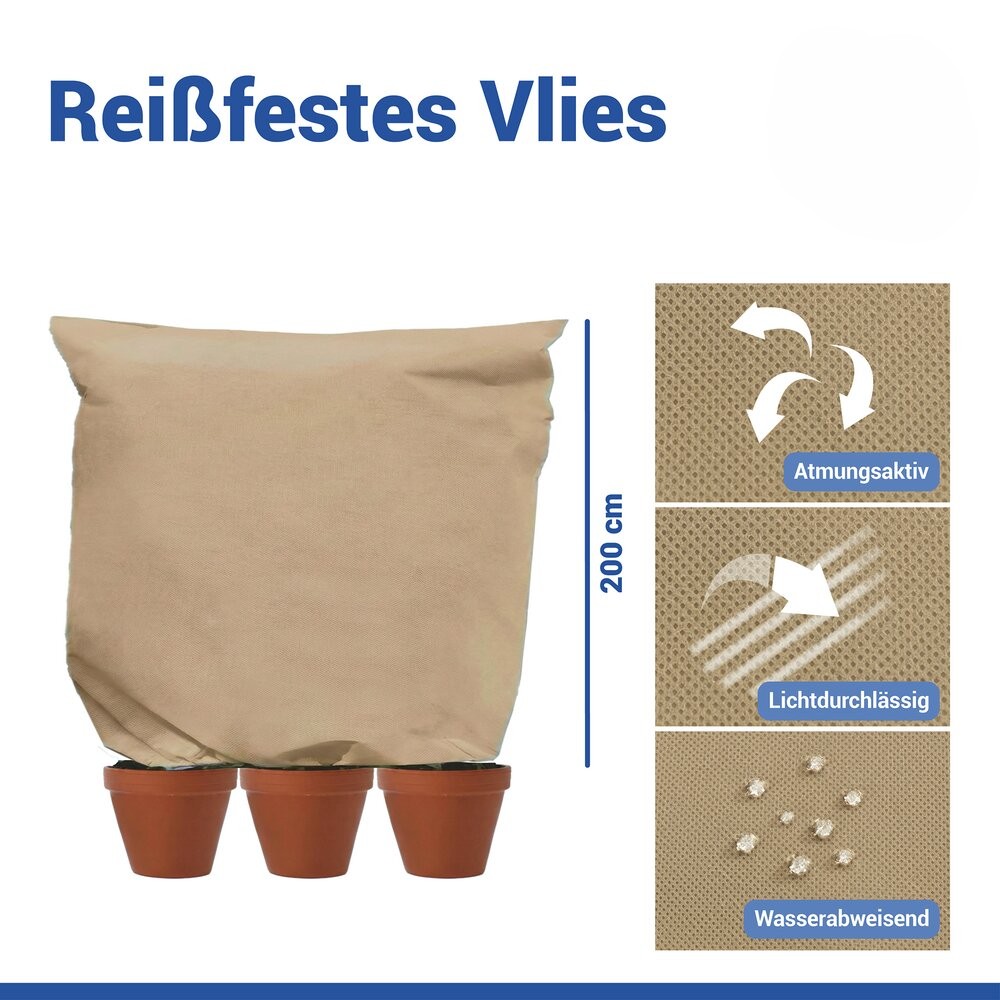 Pflanzenschutz-Vlies beige 240x200 cm