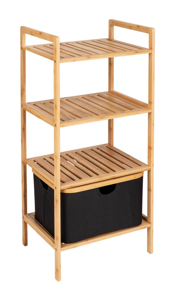 ECORI Standregal mit 3 Etagen aus Bambus ECORI Standregal mit 3 Etagen aus Bambus