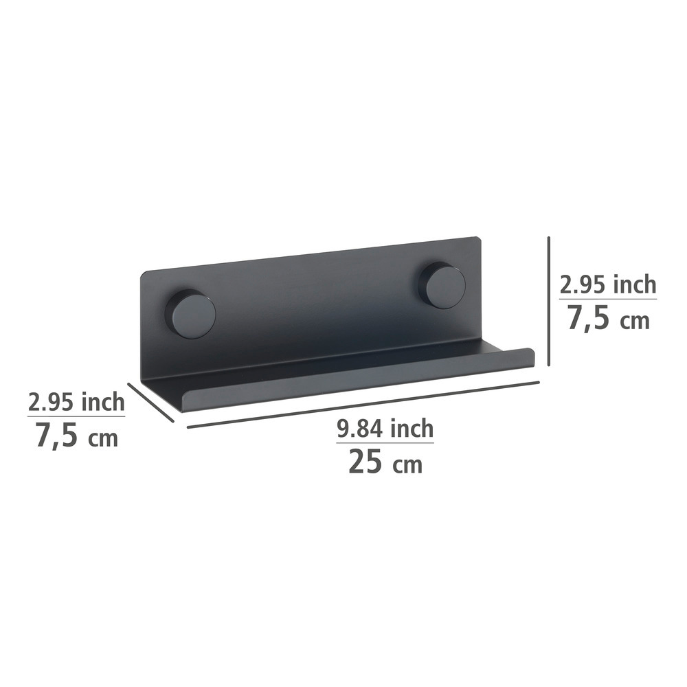 JET S Gewürzregal schwarz aus Metall