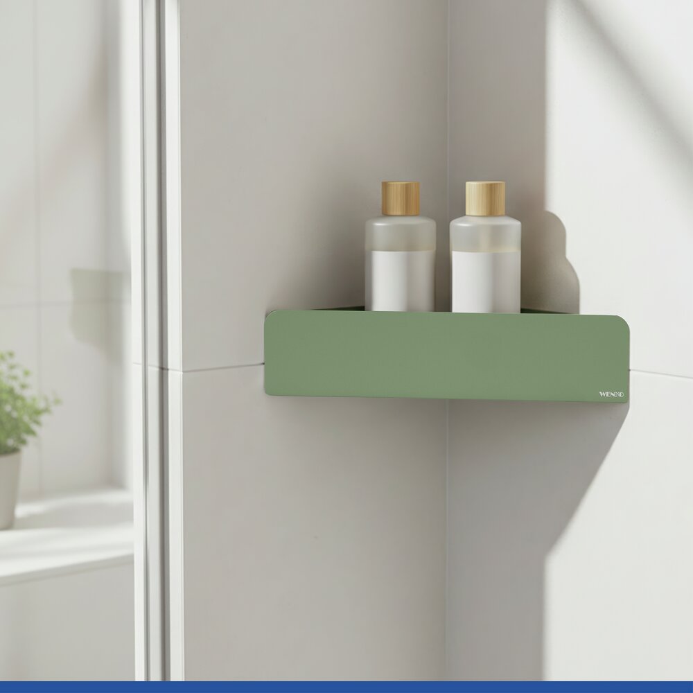 LIZAN grün Turbo-Loc® Eckablage aus Edelstahl
