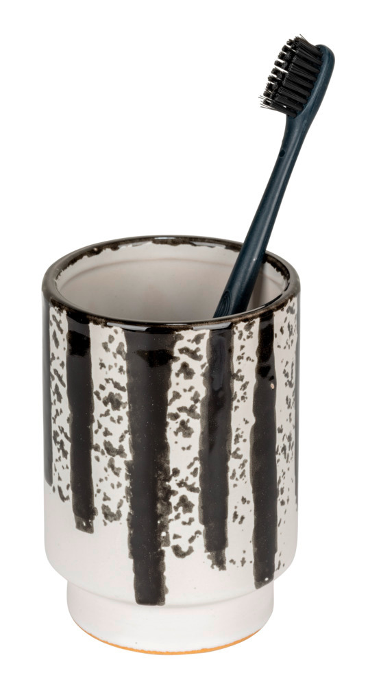 SUBIZA Badzubehör-Set aus Keramik handbemalt, 2-teilig SUBIZA Badzubehör-Set aus Keramik handbemalt, 2-teilig