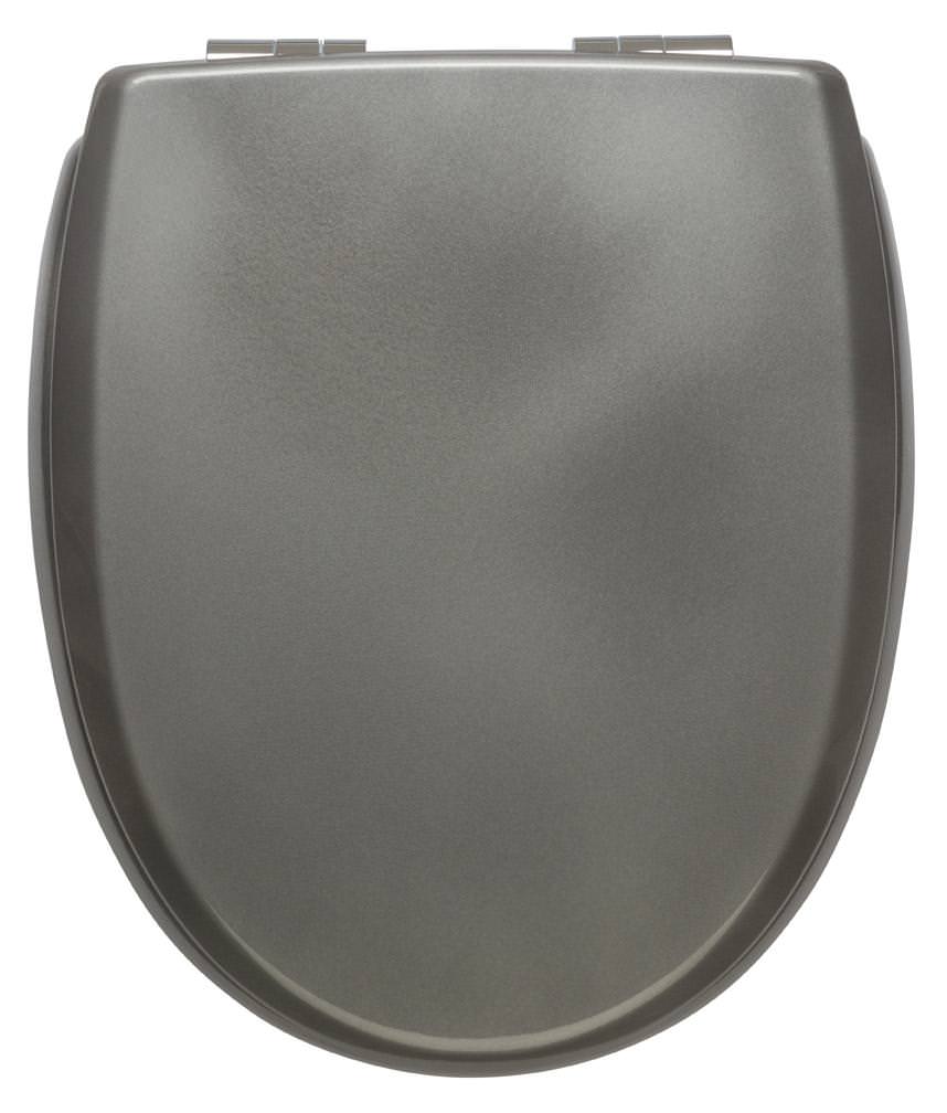 54499 KAN 3001 WC-Sitz Exclusive SILBER metallic, Softclose