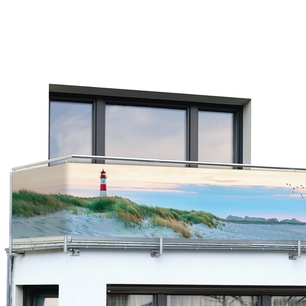 NORDSEEKÜSTE Balkon-Sichtschutz, 85x500 cm