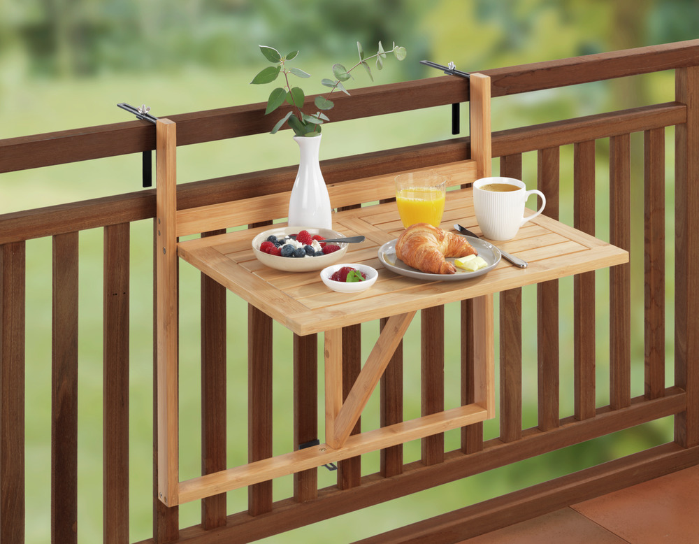 WAIKIKI Balkon-Klapptisch aus Bambus WAIKIKI Balkon-Klapptisch aus Bambus