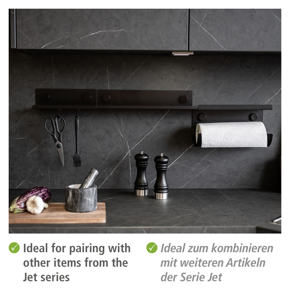 JET S Küchenregal schwarz aus Metall