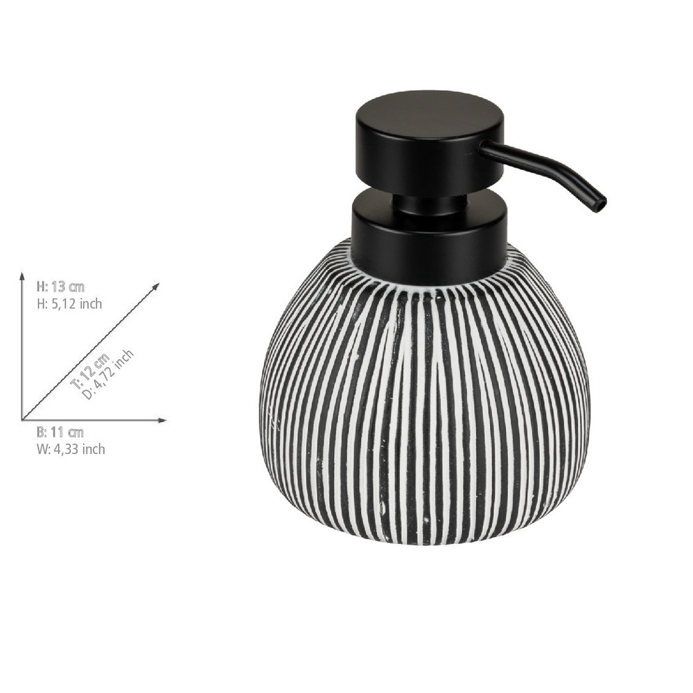 PASCOLI schwarz Badzubehör-Set aus Keramik, 2-teilig PASCOLI schwarz Badzubehör-Set aus Keramik, 2-teilig