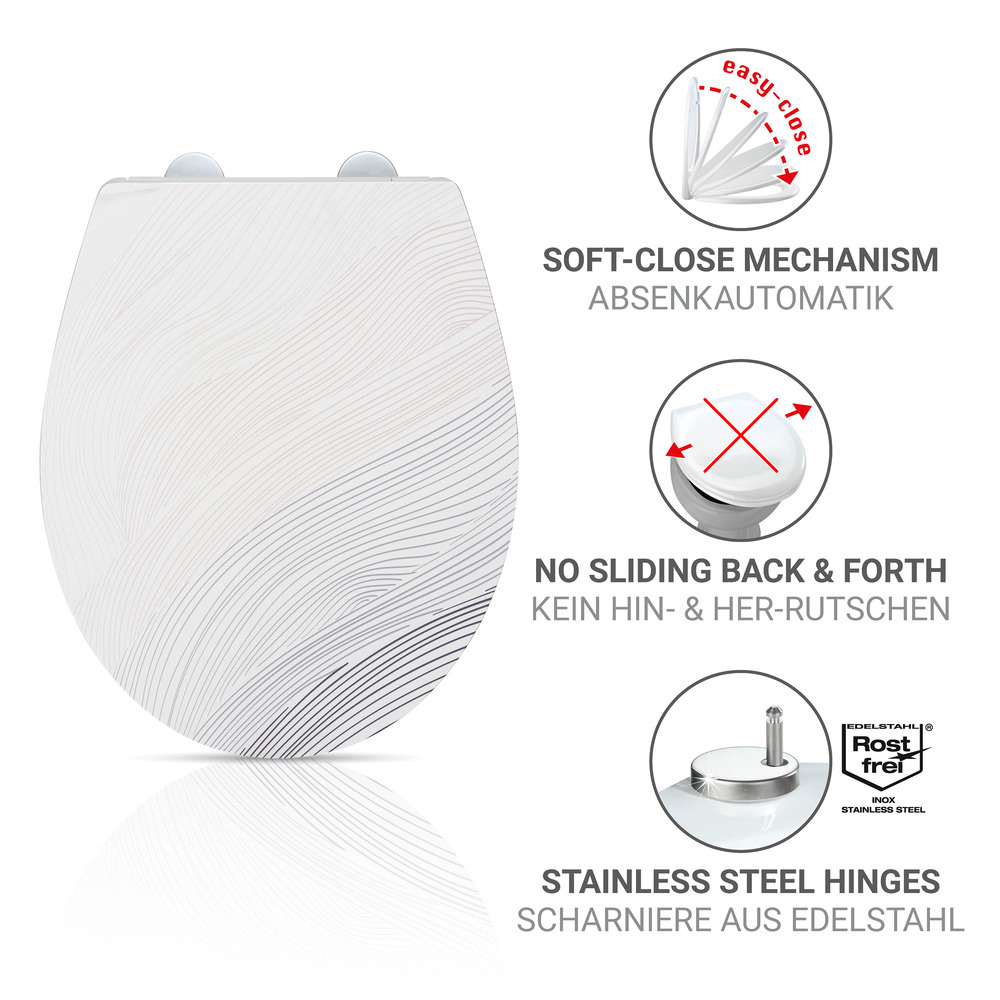 MENIN WC-Sitz mit Absenkautomatik MENIN WC-Sitz mit Absenkautomatik