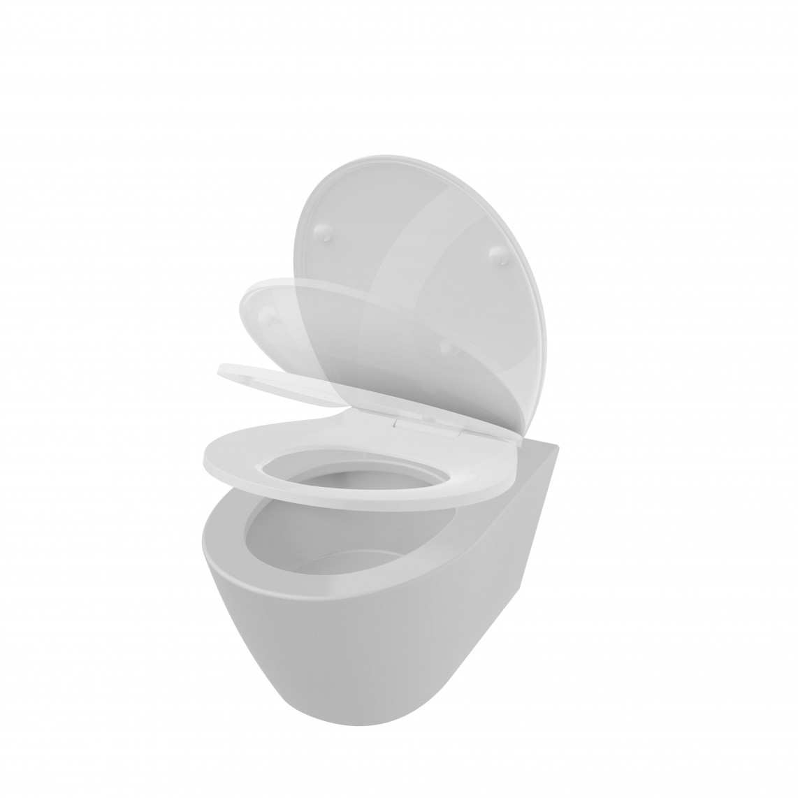 WHITE Premium WC-Sitz belastbar bis 250 kg