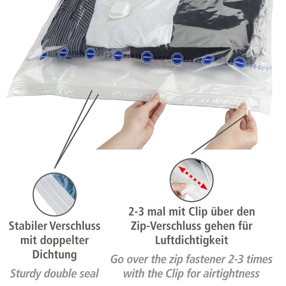 Vakuum 6er-Set Aufbewahrungsbeutel