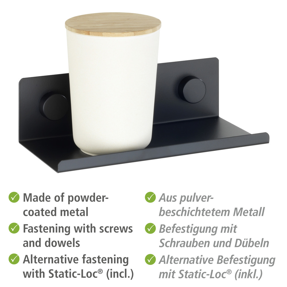 JET S Küchenregal schwarz aus Metall