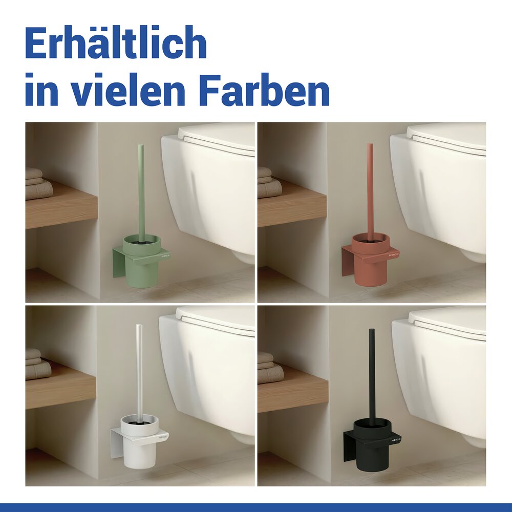 LIZAN grün Turbo-Loc® WC-Garnitur ohne Bohren