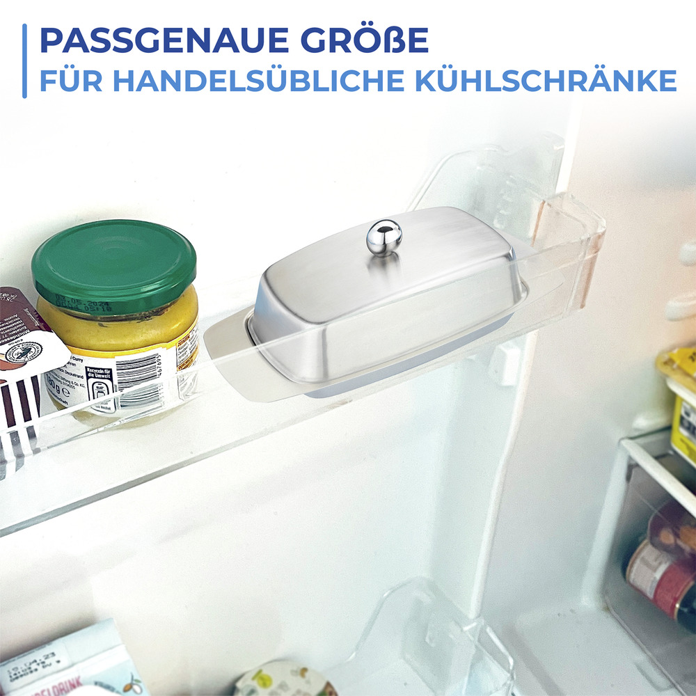 BUTTERDOSE aus Edelstahl BUTTERDOSE aus Edelstahl