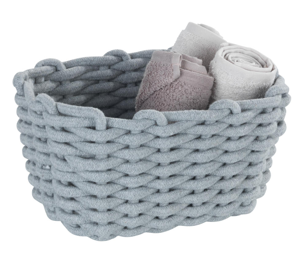 TIA Aufbewahrungskorb aus gestrickter Schnur