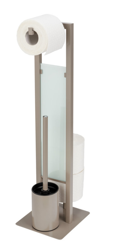 25553100_wcgarnitur-rivalta-taupe6 RIVALTA taupe matt Bürstengarnitur aus Stahl