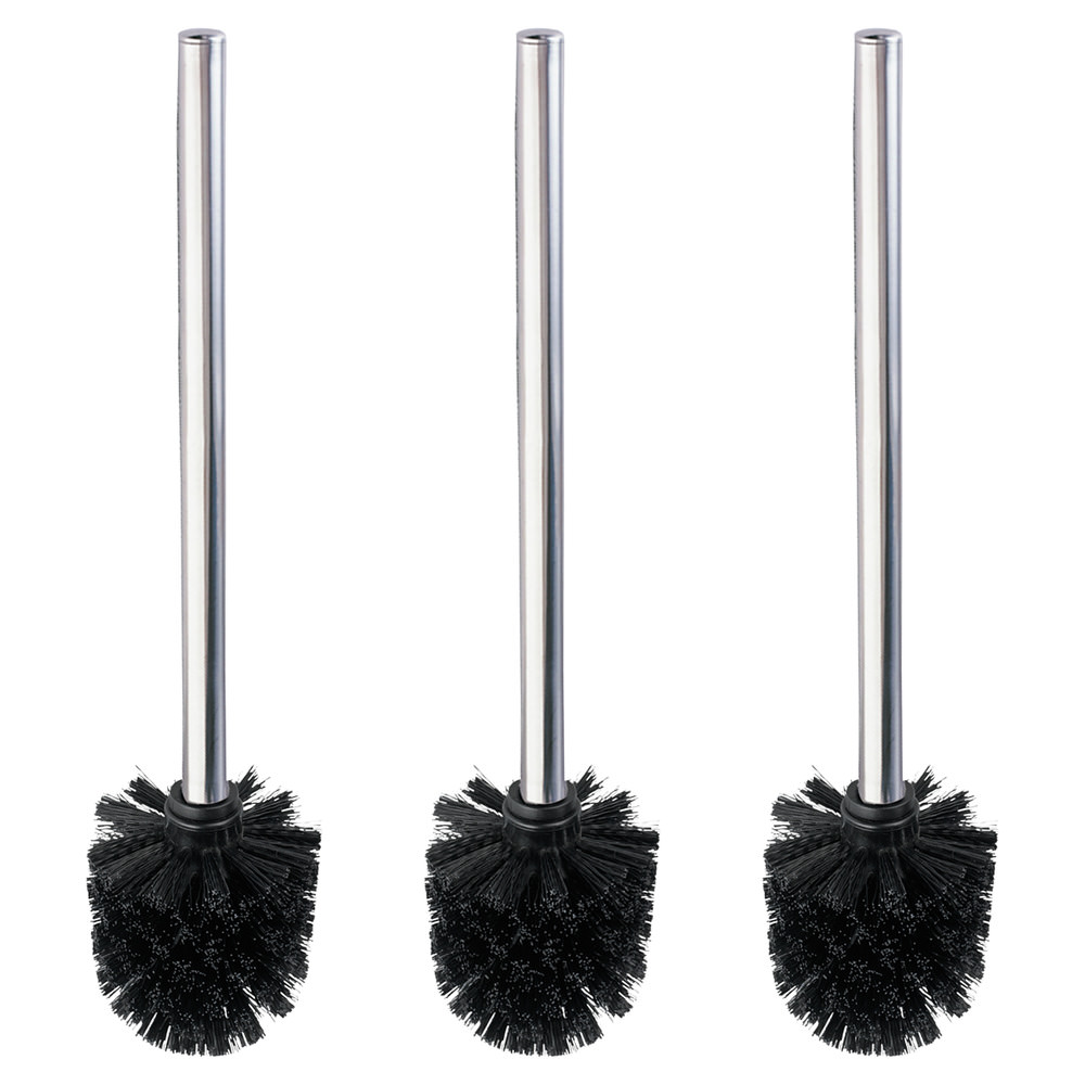 Ersatzbürsten schwarz für WC-Garnitur Ø 8 cm, 3er-Set Ersatzbürsten schwarz für WC-Garnitur Ø 8 cm, 3er-Set