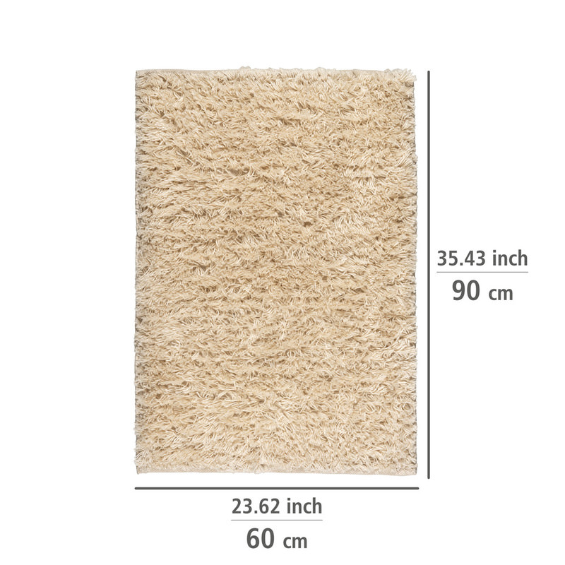 25268100_badteppich-lanas-ecru4 LANAS ecru Badematte, 60x90 cm, aus PET-Flaschen