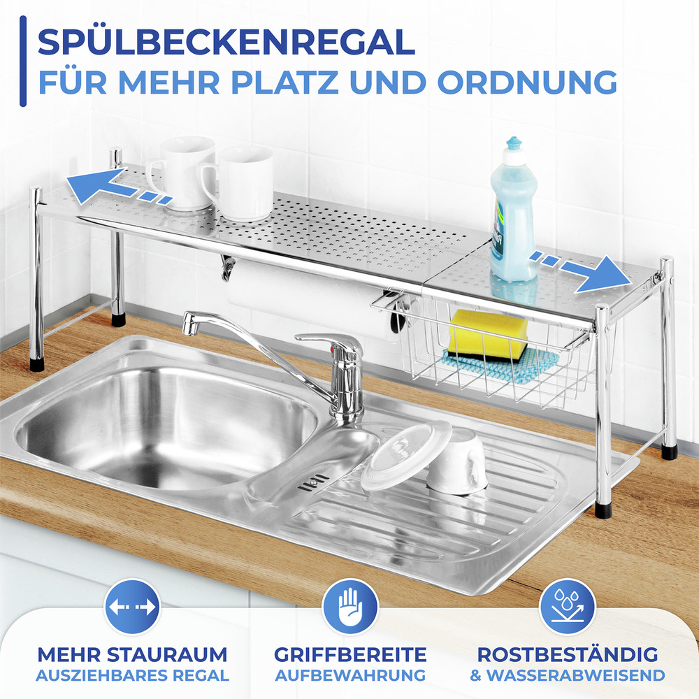 EXPANDO Spülbeckenregal ausziehbar EXPANDO Spülbeckenregal ausziehbar