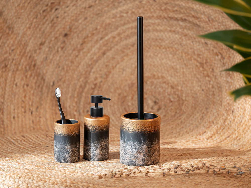LACONA Badzubehör-Set aus Beton, 3-teilig