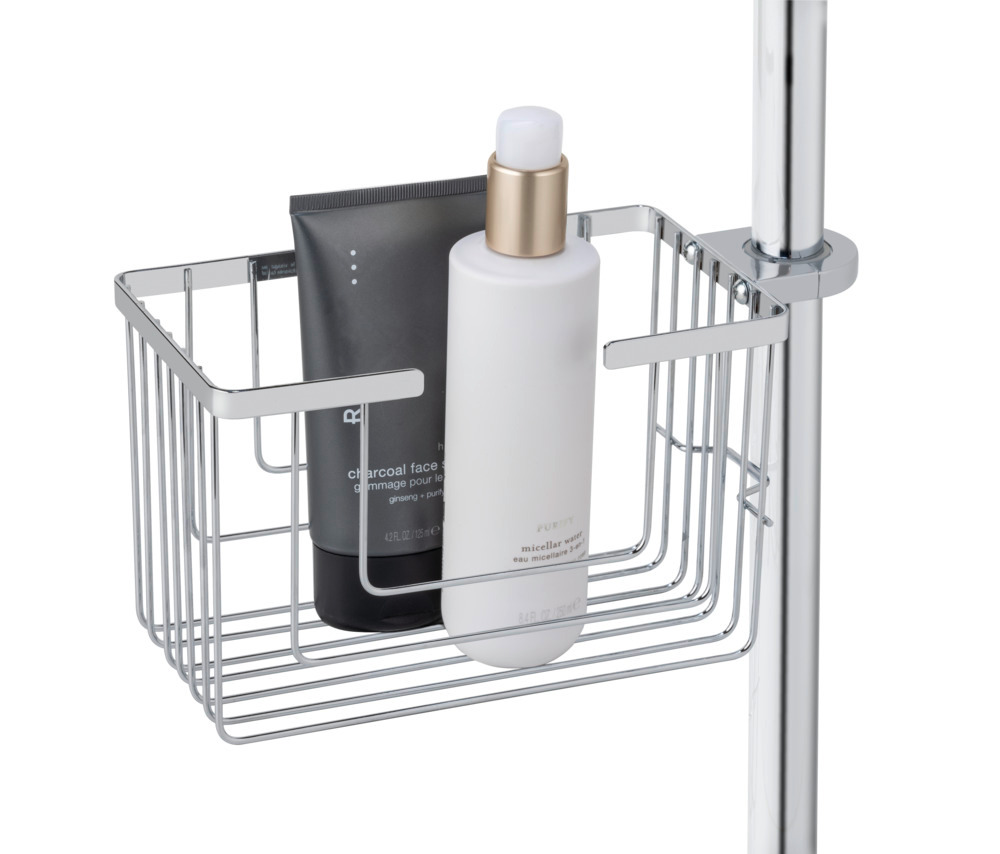 VALOGNES chrom Duschstangencaddy