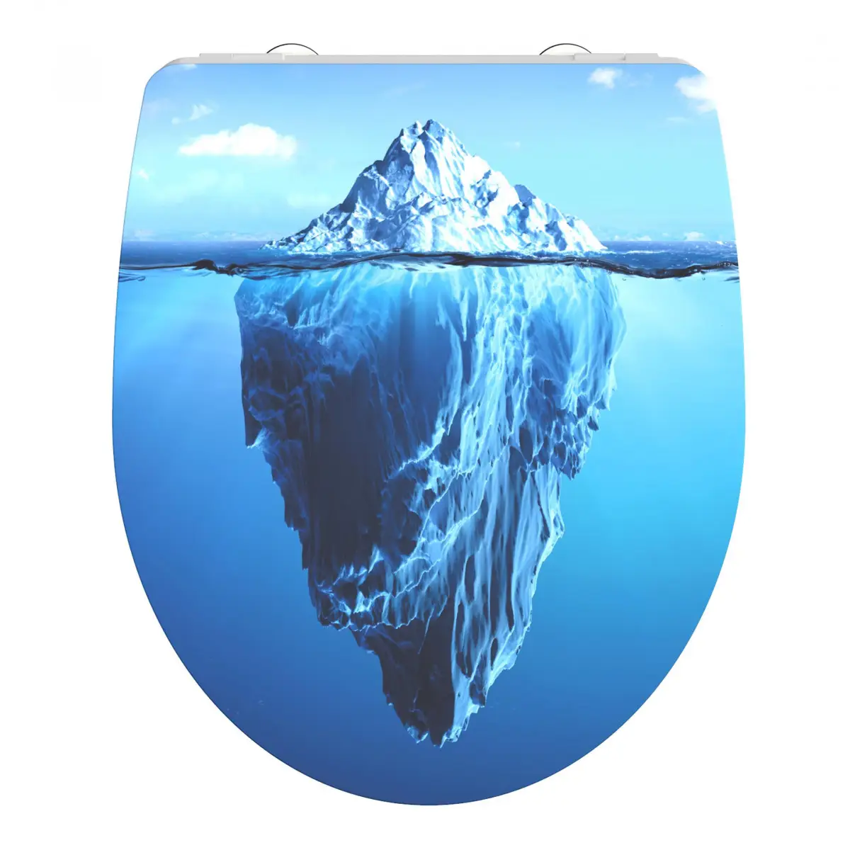 ICEBERG High-Gloss WC-Sitz, Montage von oben ICEBERG High-Gloss WC-Sitz, Montage von oben