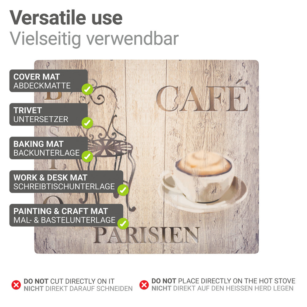 BISTRO Herdabdeckmatte 60x52cm aus Kunststoff