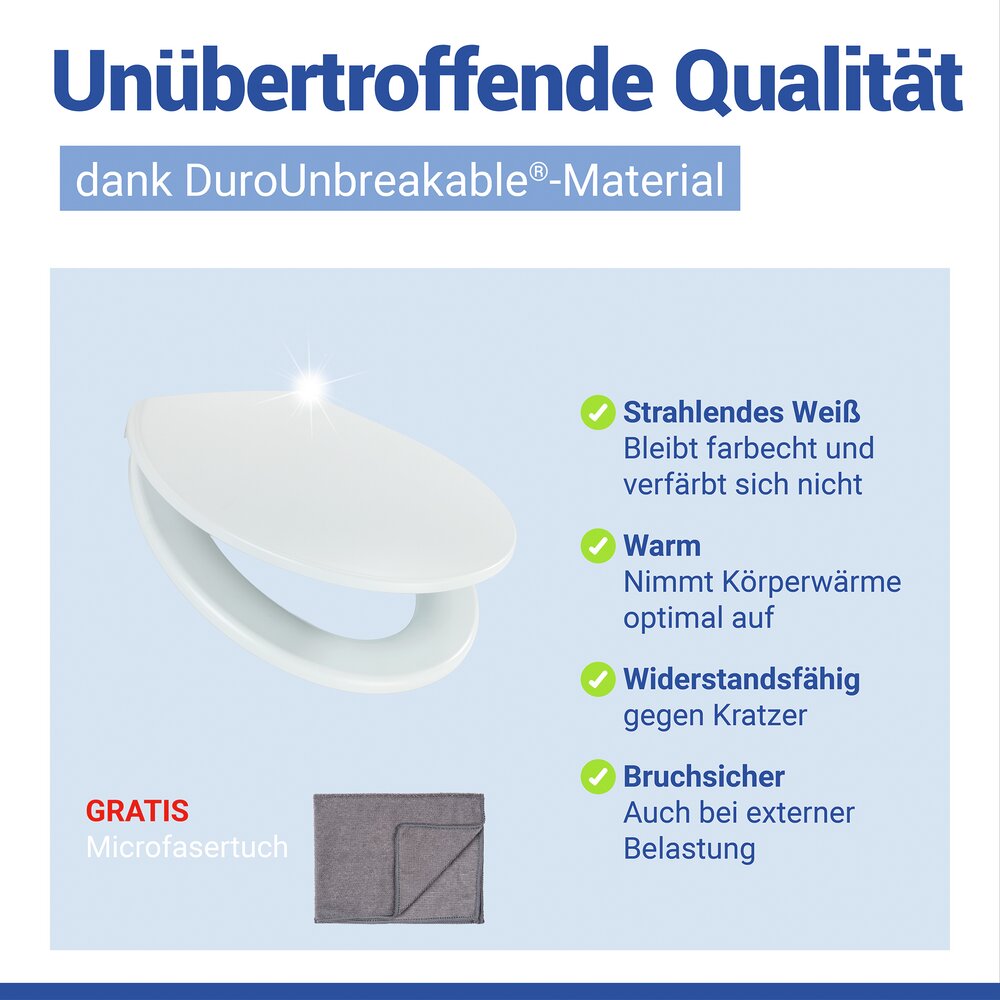 GATTEO WC-Sitz DuroUnbreakable® bis 1500 kg