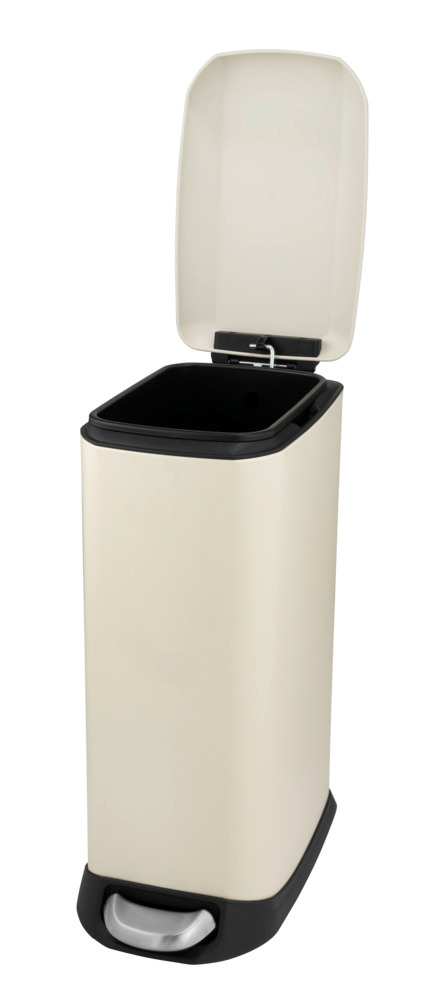 DESIGN creme Treteimer, 12 l, Easy Close