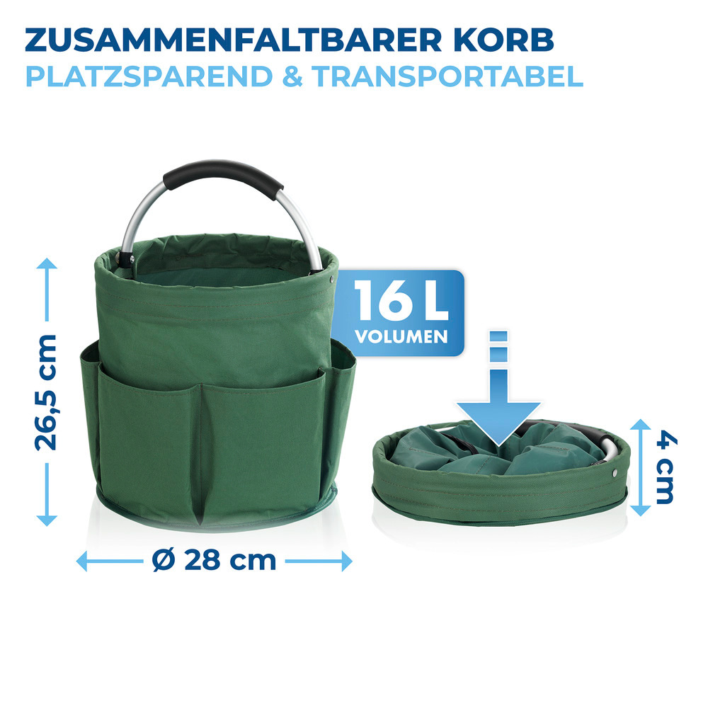 CADDY grün Universal-Aufbewahrungkorb, 2er-Set