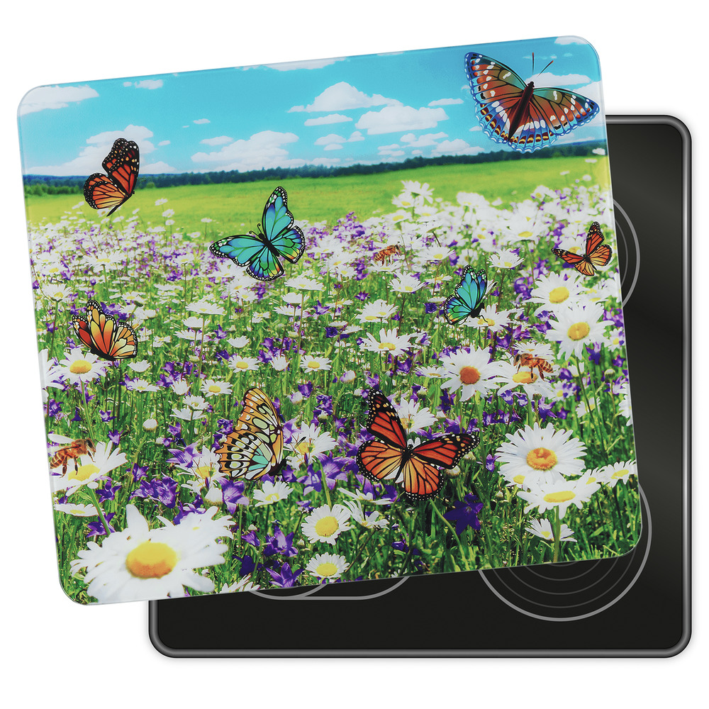 SOMMERWIESE Multiplatte 56x50 cm aus Glas