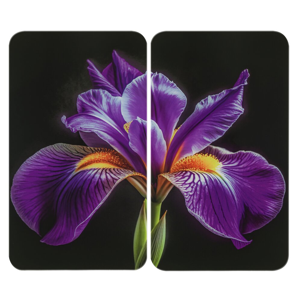 Herdabdeckplatte Universal Mod. Iris, 2er Set