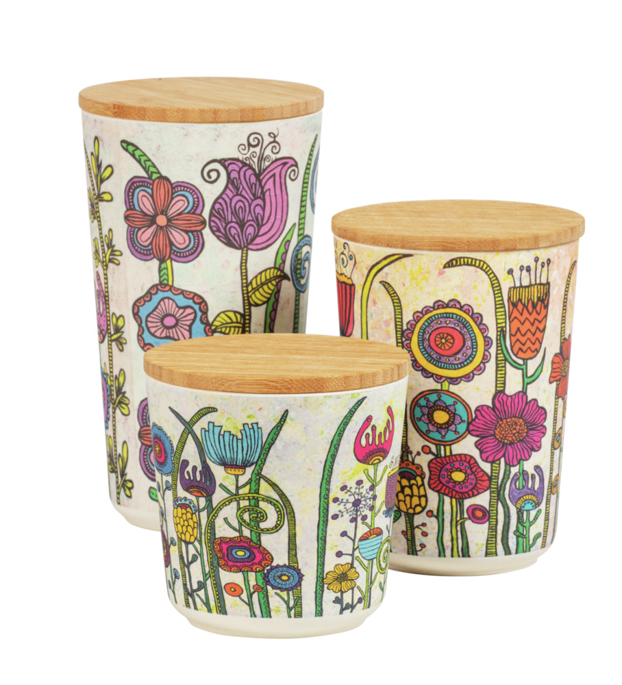 Vorratsdose Mod. Garden, 3er Set