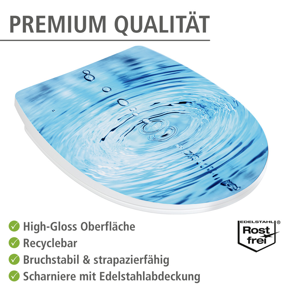 DROPLETS WC-Sitz mit Absenkautomatik DROPLETS WC-Sitz mit Absenkautomatik