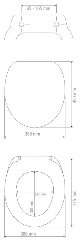 BALTIC WC-Sitz aus Thermoplast BALTIC WC-Sitz aus Thermoplast