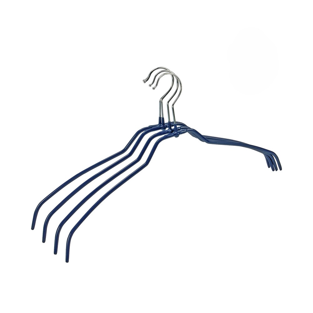 SLIM blau Kleiderbügel aus Metall, 16er-Set
