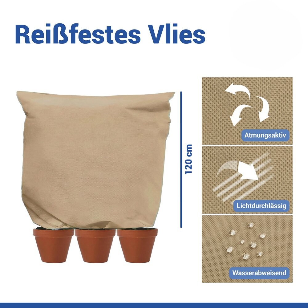Pflanzenschutz-Vlies beige 180x120 cm