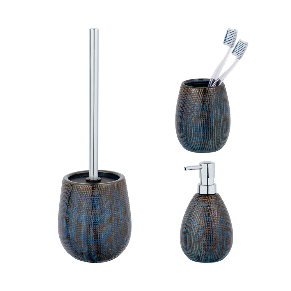 Keramik Bad-Accessoire Set Mod. RONTA, 3-teilig