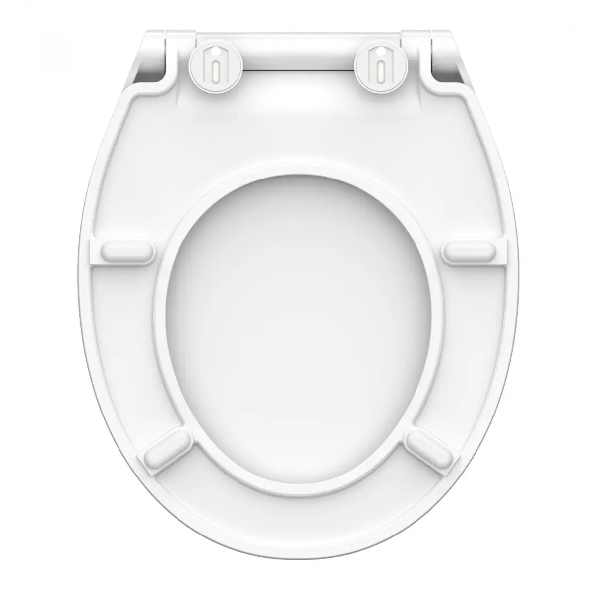 SLIM WHITE WC-Sitz extra-flach mit Absenkautomatik