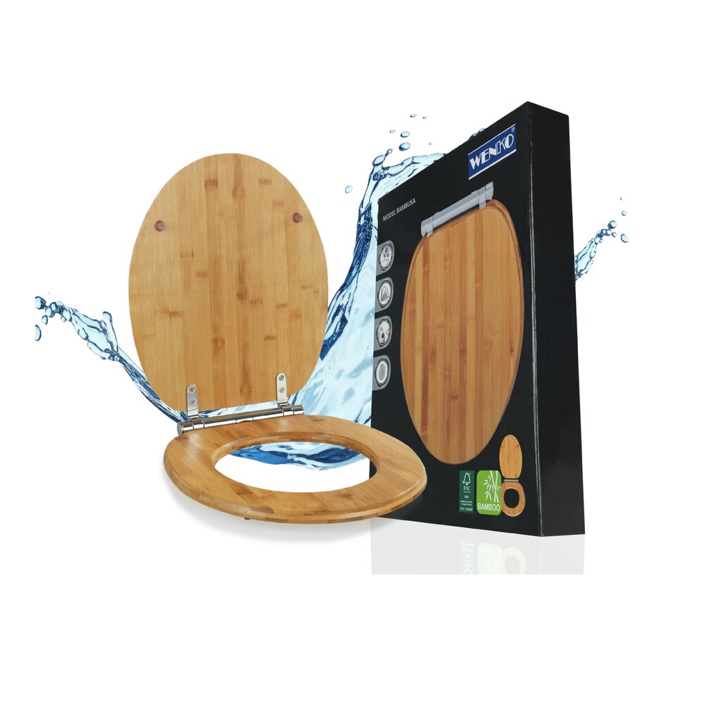 BAMBUSA WC-Sitz belastbar bis 300 kg