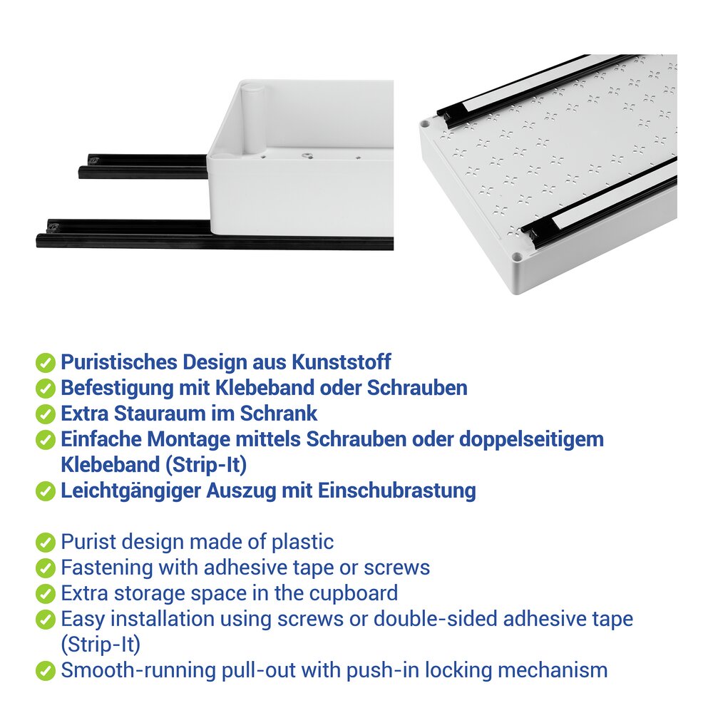 SIMON ausziehbarer Schrank-Organizer, Größe M