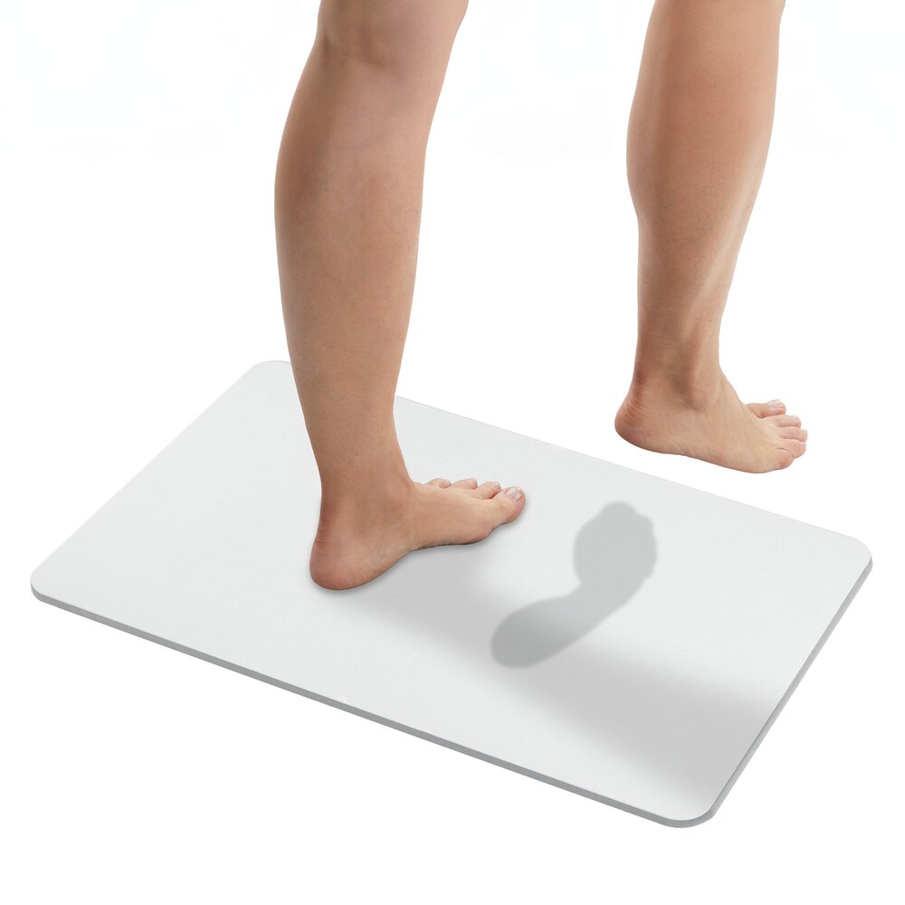 SIMI weiss Badematte schnelltrocknend 60x39cm