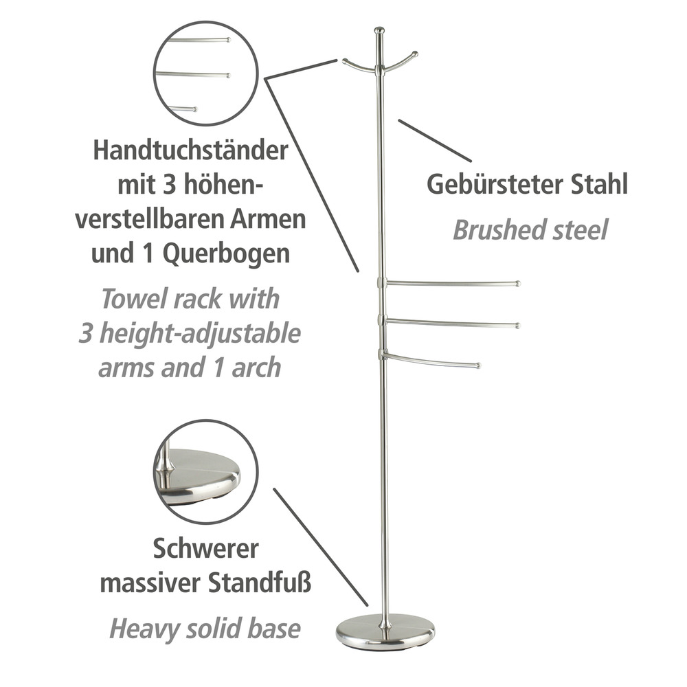 ADIAMO Garderobenständer, höhenverstellbar