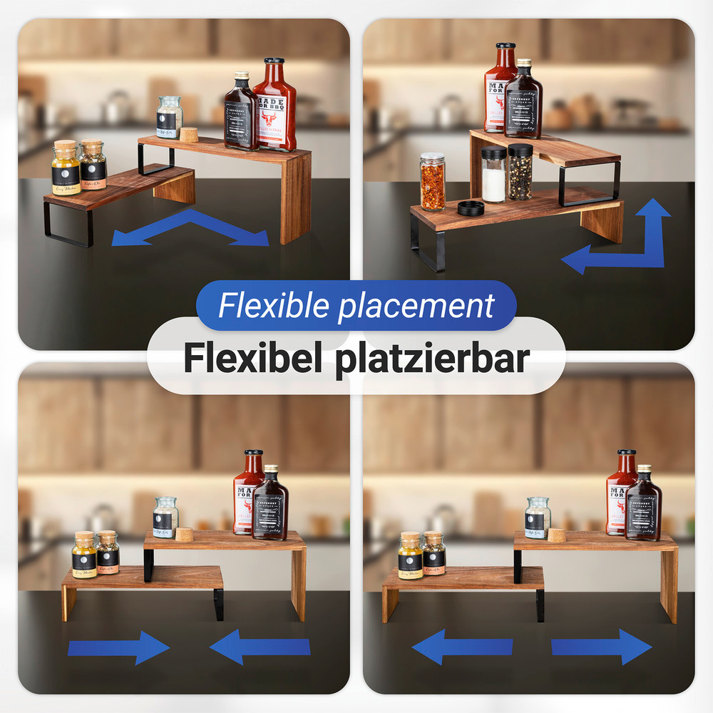 VALI Küchenregal aus Akazienholz