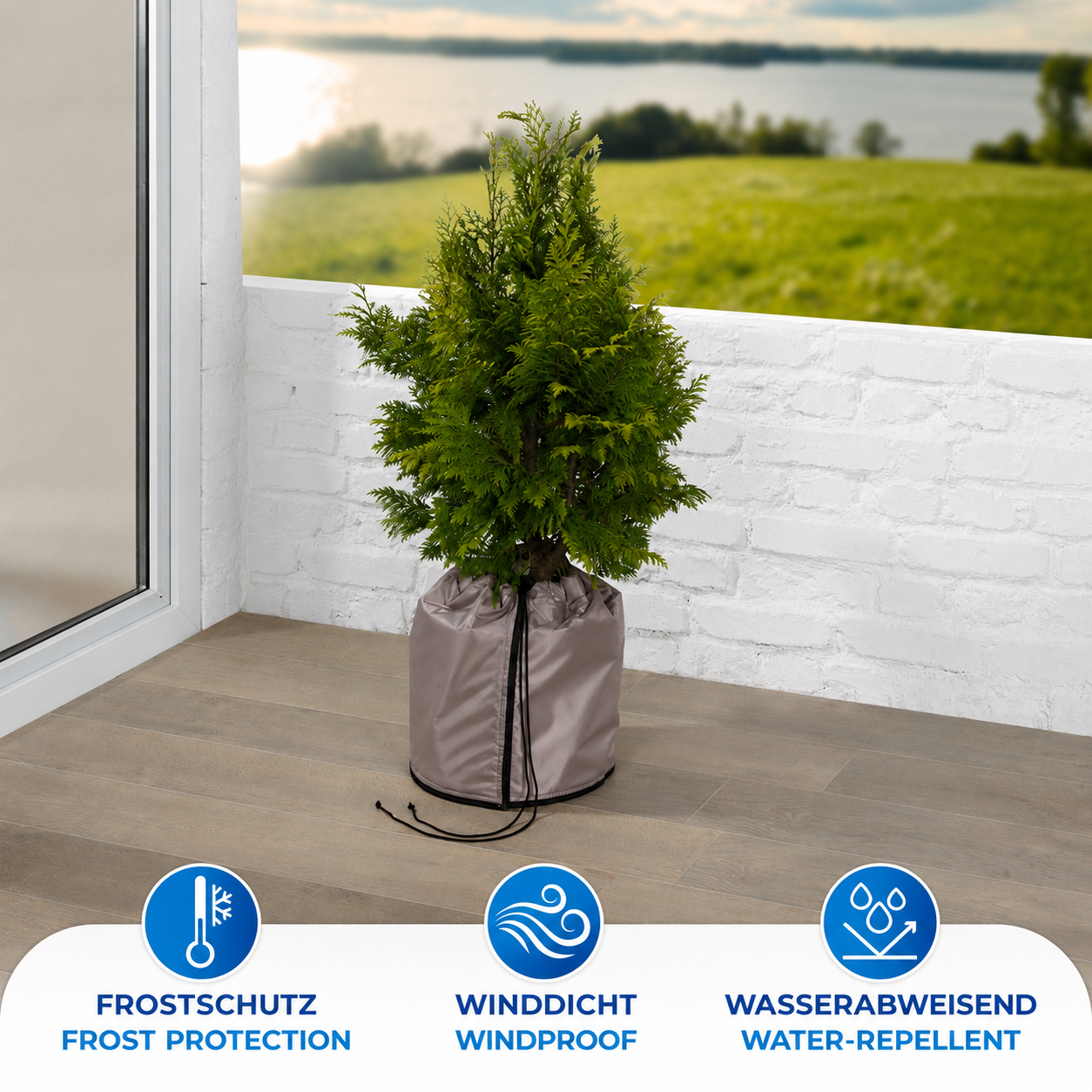 Thermo Pflanztopf-Sack, Ø30x40 cm