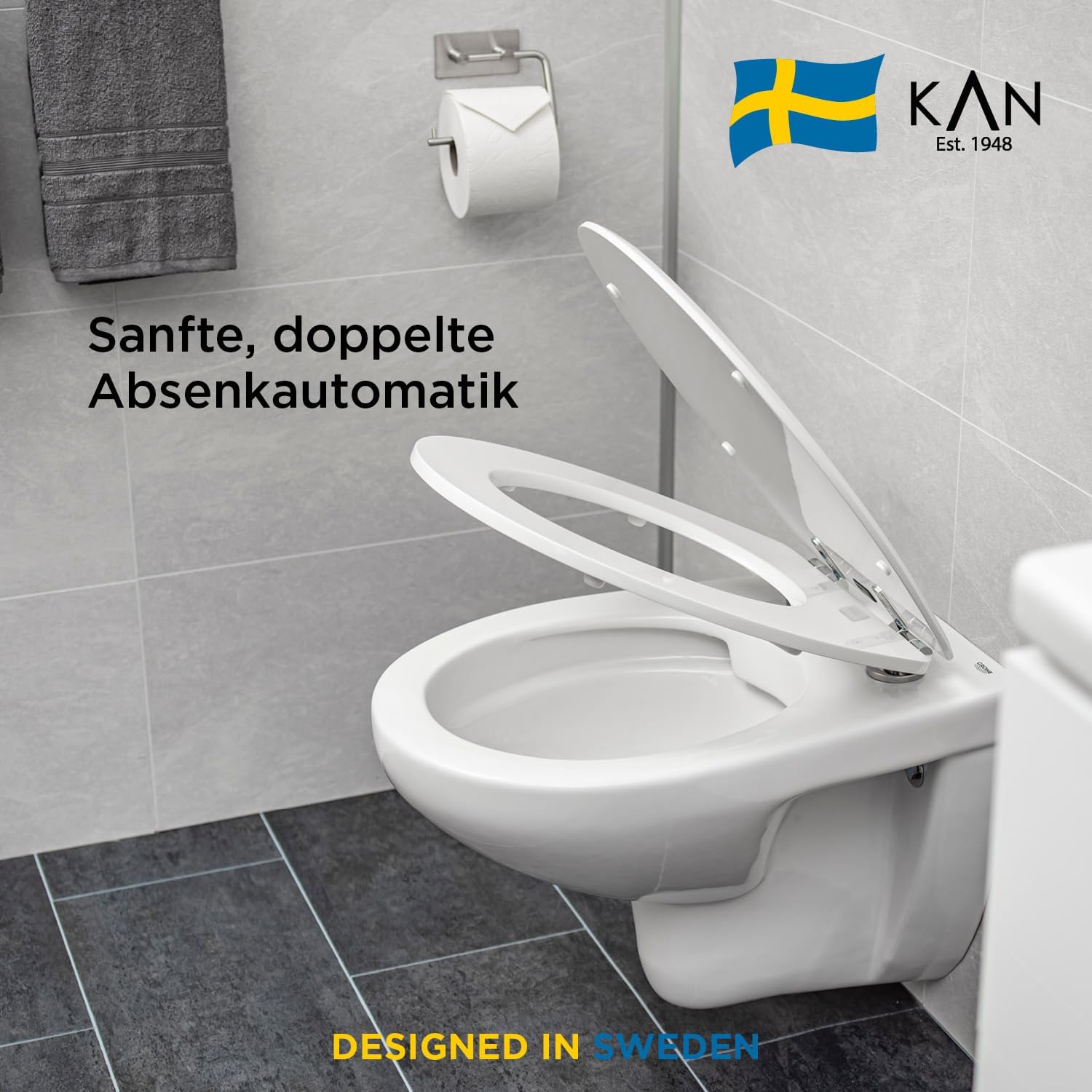 LUND Universal WC-Sitz mit magnetischer Abnahmefunktion