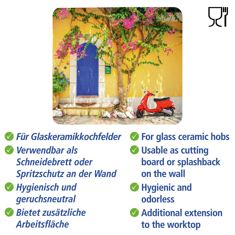 DOLCE VITA Multiplatte 56x50 cm aus Glas