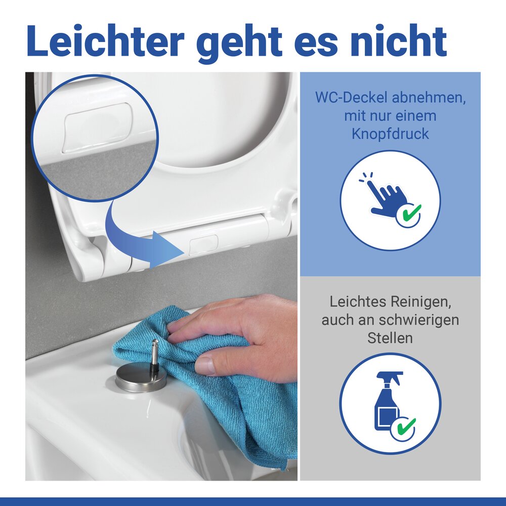 VORNO Neo weiss WC-Sitz belastbar bis 175 kg