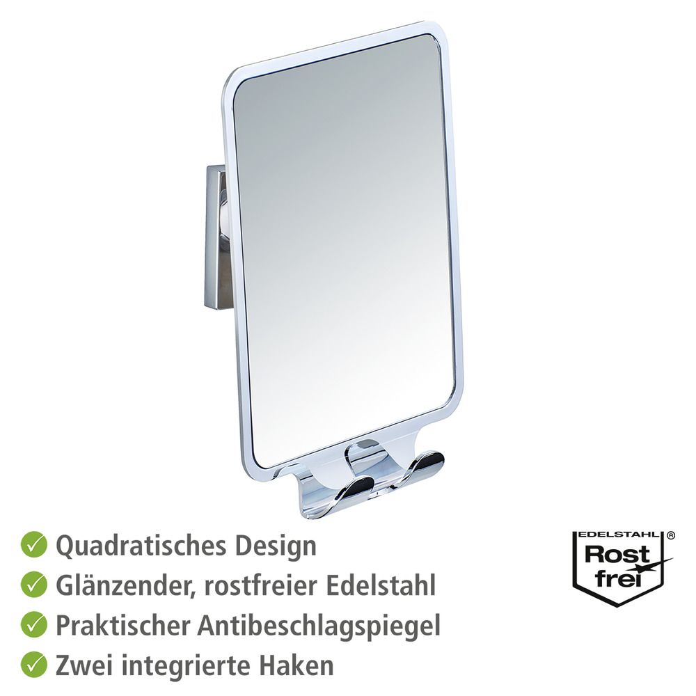 QUADRO Vacuum-Loc® Antibeschlagspiegel